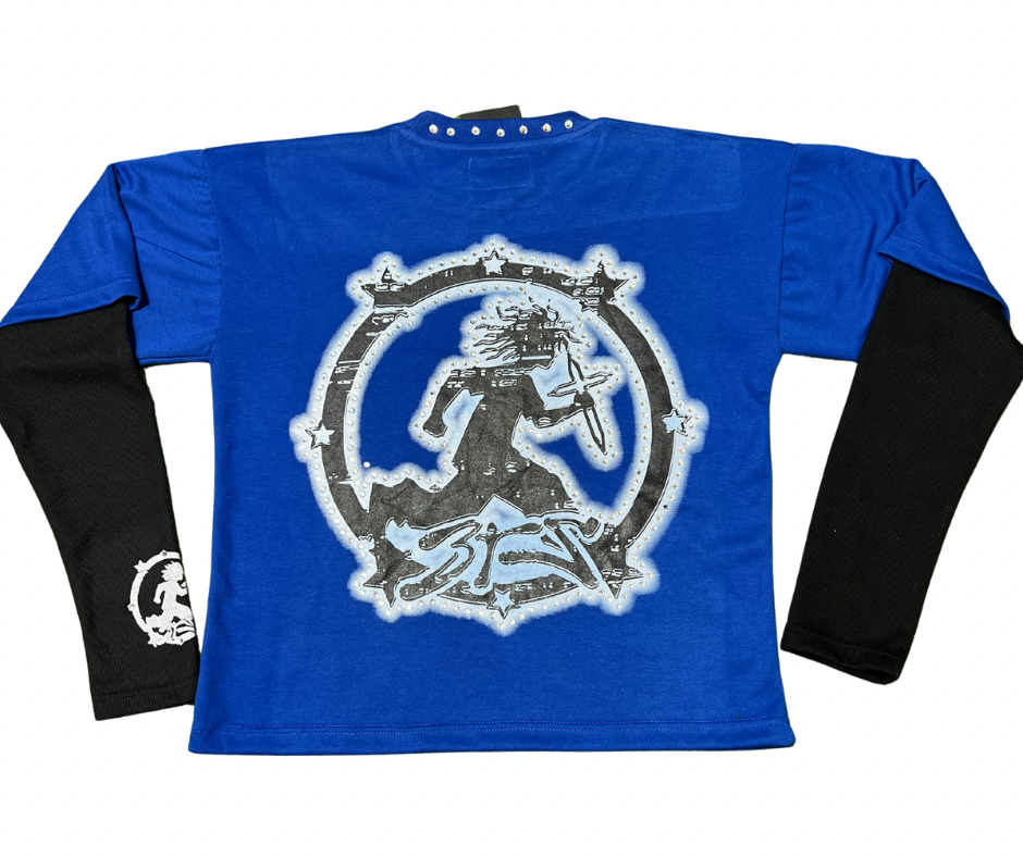 Long Sleeve Blue BTS