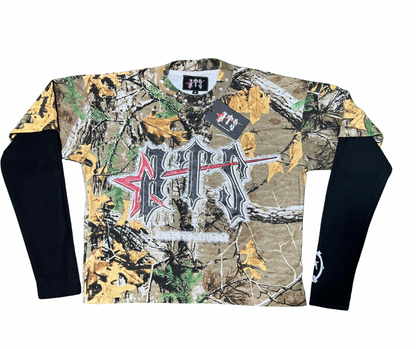 Long sleeve Camo Black